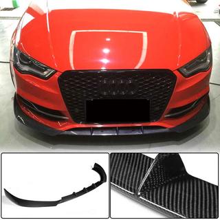 Lip spojler sprednjega odbijača Lip V2 (za S-Line Sedan 2012-2016, karbon) Audi A3 2012–2020 fotografija 1