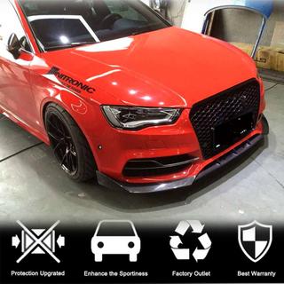 Lip spojler sprednjega odbijača Lip V2 (za S-Line Sedan 2012-2016, karbon) Audi A3 2012–2020 fotografija 2