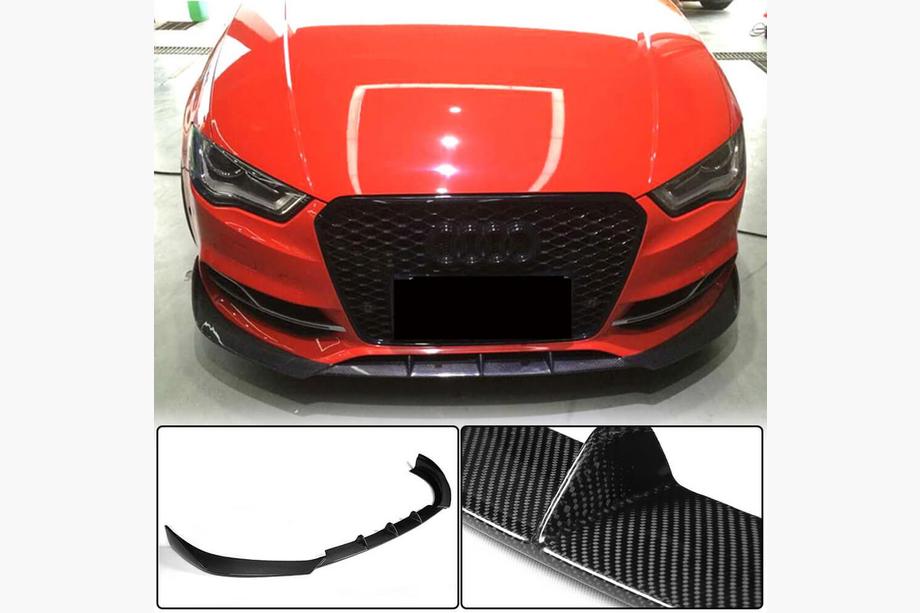 Audi A3 2012–2020 Lip spojler sprednjega odbijača Lip V2 (za S-Line Sedan 2012-2016, karbon) Image