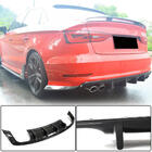 Audi A3 2012–2020 Difuzor zadnjega odbijača V3 (za S-Line Sedan 2012-2016, karbon) fotografija 1