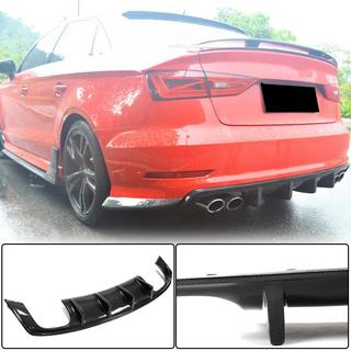 Difuzor zadnjega odbijača V3 (za S-Line Sedan 2012-2016, karbon) Audi A3 2012–2020 fotografija 1