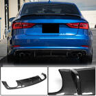 Audi A3 2012–2020 Difuzor zadnjega odbijača V2 (za S-Line Sedan 2012-2016, karbon) fotografija 2