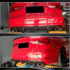 Audi A3 2012–2020 Difuzor zadnjega odbijača V2 (za S-Line Sedan 2012-2016, karbon) fotografija 4
