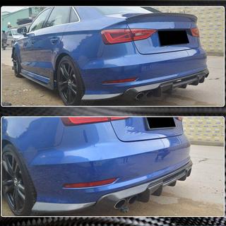 Difuzor zadnjega odbijača V1 (za S-Line Sedan 2012-2016, karbon) Audi A3 2012–2020 fotografija 3