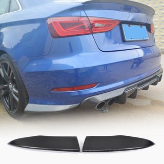 Dodatki za zadnji odbijač Flap (za S-Line Sedan 2012-2016, karbon) fotografija 1