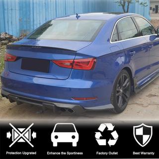 Dodatki za zadnji odbijač Flap (za S-Line Sedan 2012-2016, karbon) Audi A3 2012–2020 fotografija 2