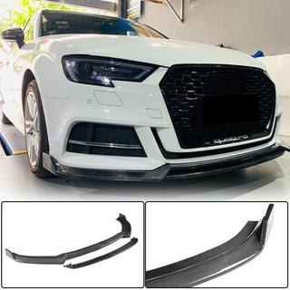 Lip spojler sprednjega odbijača Lip V4 (za S-Line Sedan 2017-2020, karbon) fotografija 1