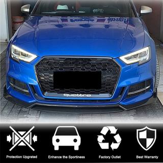 Lip spojler sprednjega odbijača Lip V4 (za S-Line Sedan 2017-2020, karbon) fotografija 2