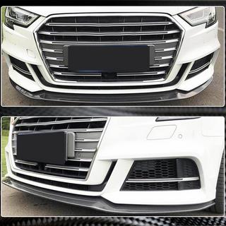 Lip spojler sprednjega odbijača Lip V3 (za S-Line Sedan 2017-2020, karbon) fotografija 3