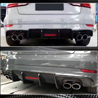 Difuzor zadnjega odbijača V3 (za S-Line Sedan 2017-2020, karbon) Audi A3 2012–2020 fotografija 4