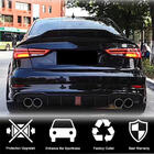 Audi A3 2012–2020 Difuzor zadnjega odbijača V2 (za S-Line Sedan 2017-2020, karbonski) fotografija 2