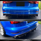 Audi A3 2012–2020 Difuzor zadnjega odbijača V1 (za S-Line Sedan 2017-2020, karbon) fotografija 7