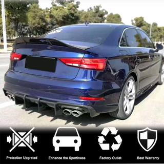 Difuzor zadnjega odbijača V1 (za S-Line Sedan 2017-2020, karbon) Audi A3 2012–2020 fotografija 4