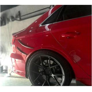 Obloge zadnjega odbijača (za S-Line Sedan 2012-2016, karbon) Audi A3 2012–2020 fotografija 2