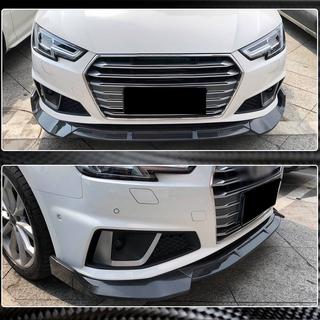 Sprednji lip spojler odbijača Lip V1 (za S-Line Sedan 2015-2019, karbon) fotografija 3
