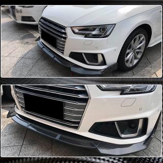 Sprednji lip spojler odbijača Lip V1 (za S-Line Sedan 2015-2019, karbon) fotografija 4