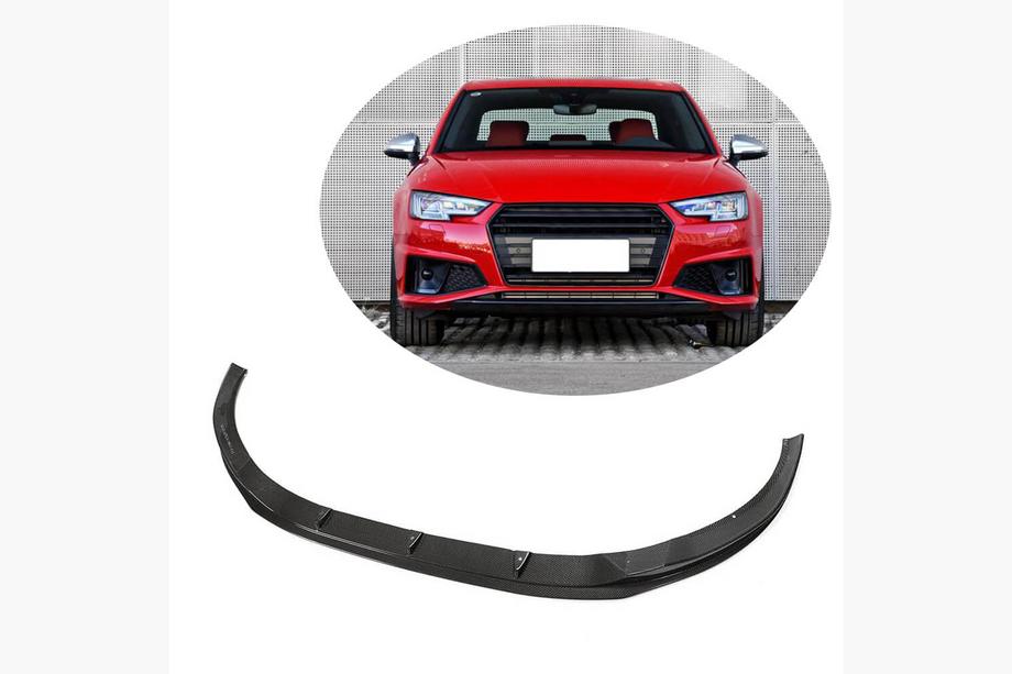 Audi A4 B9 2015–2024 Lip spojler sprednjega odbijača Lip V6 (za S-Line Sedan 2015-2019, karbon) Image
