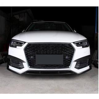Lip spojler sprednjega odbijača Lip V2 (za S-Line Sedan 2015-2019, karbon) fotografija 1