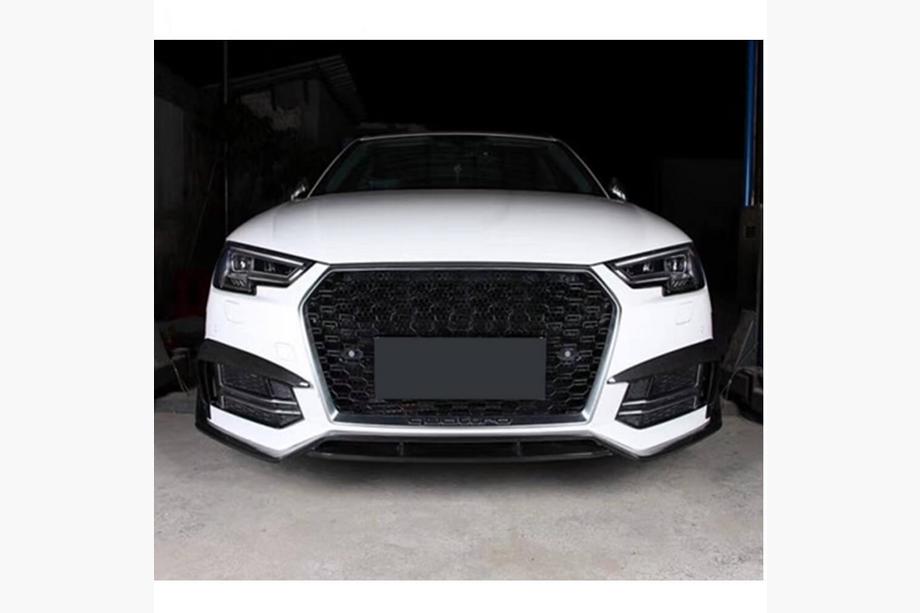 Audi A4 B9 2015–2024 Lip spojler sprednjega odbijača Lip V2 (za S-Line Sedan 2015-2019, karbon) Image