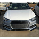 Audi A4 B9 2015–2024 Lip spojler za sprednji odbijač Lip V5 (za S-Line Sedan 2015-2019, karbon) fotografija 4