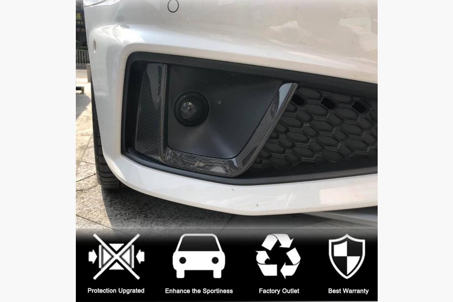 Audi A4 B9 2015–2024 Pokrovi meglenk V3 (za S-Line Sedan 2015-2019, karbon) Fotografija 3