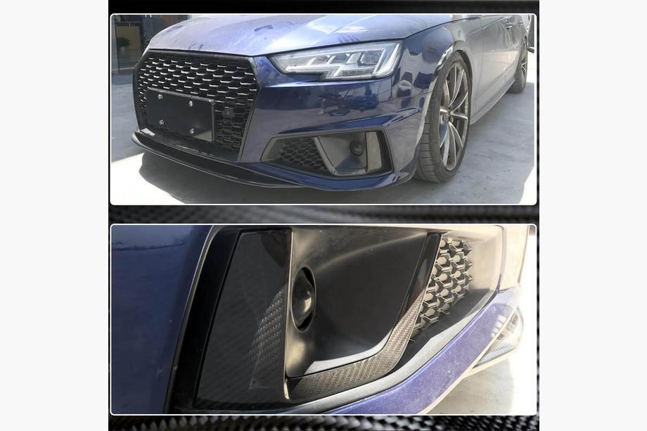 Audi A4 B9 2015–2024 Pokrovi meglenk V3 (za S-Line Sedan 2015-2019, karbon) Fotografija 5