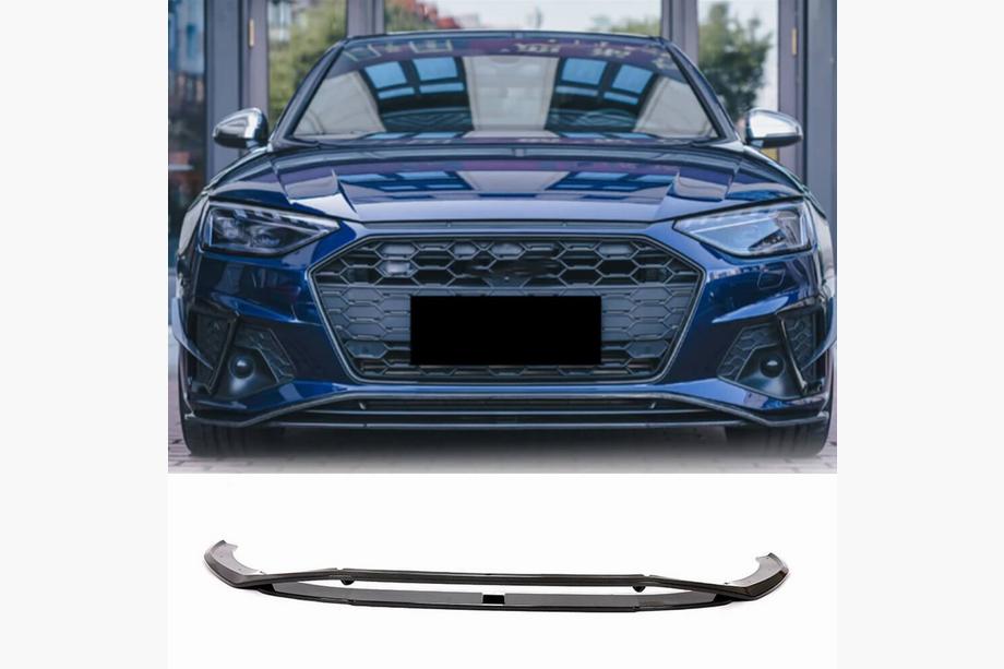 Audi A4 B9 2015–2024 Nastavek sprednjega odbijača Lip V2 (za S-Line Sedan 2019-2024, karbon) Image