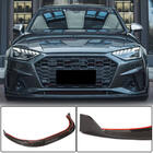 Audi A4 B9 2015–2024 Lip spojler za sprednji odbijač Lip V1 (za S-Line Sedan 2019-2024, karbon) fotografija 1