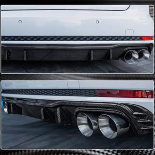 Difuzor zadnjega odbijača V2 (za S-Line Sedan 2015-2019, karbon) fotografija 4