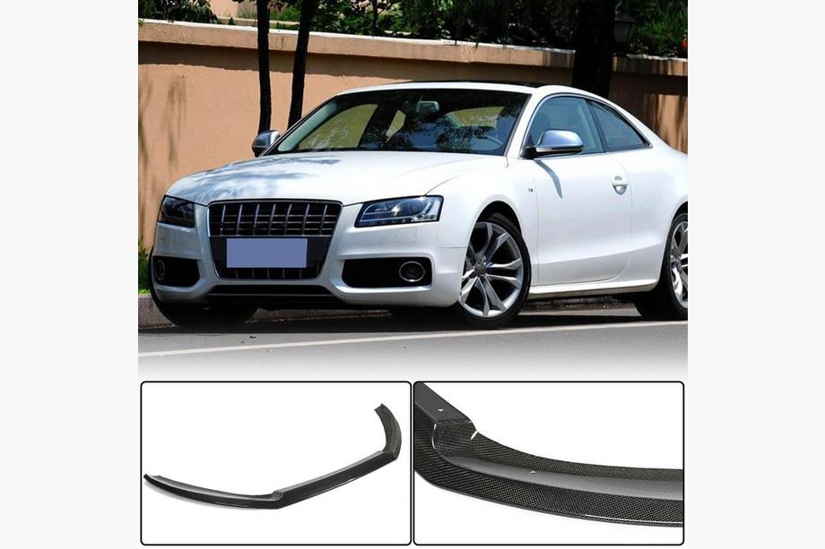 Audi A5 2007–2015 Lip spojler za sprednji odbijač (za S-Line Coupe 2007-2011, karbon) Image