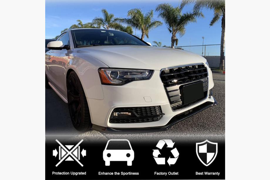 Audi A5 2007–2015 Lip spojler sprednjega odbijača Lip V1 (za S-Line 2012-2015, karbon) Fotografija 2