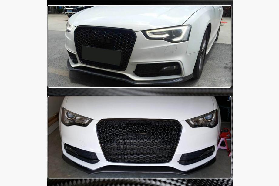 Audi A5 2007–2015 Lip spojler sprednjega odbijača Lip V1 (za S-Line 2012-2015, karbon) Fotografija 3