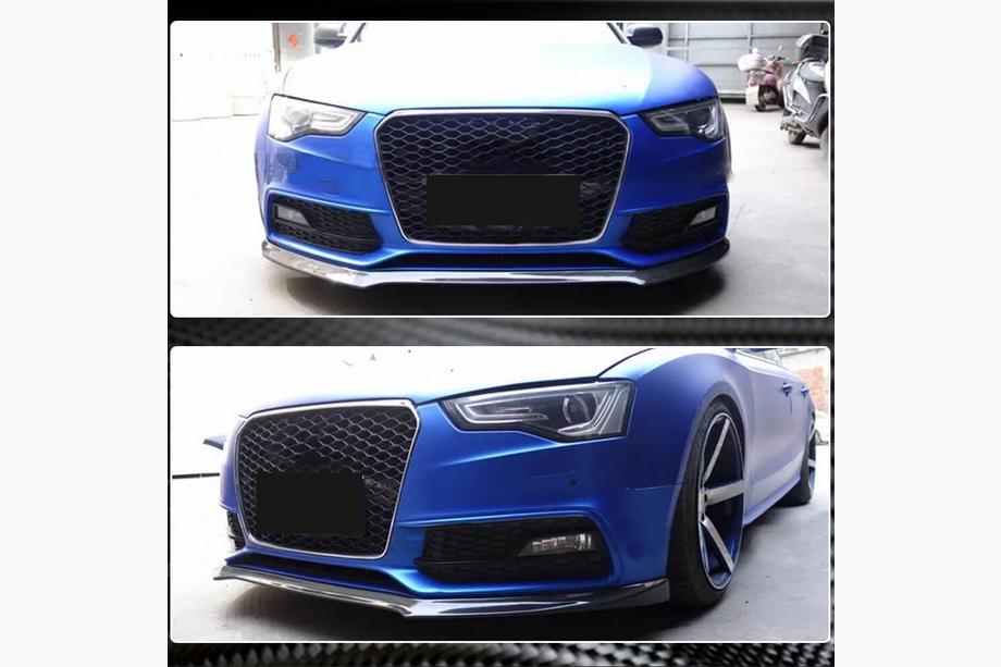 Audi A5 2007–2015 Lip spojler sprednjega odbijača Lip V1 (za S-Line 2012-2015, karbon) Fotografija 4