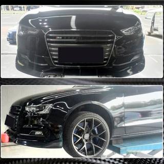 Lip spojler prednjega odbijača Lip V3 (za S-Line 2012-2015, karbon) Audi A5 2007–2015 fotografija 4