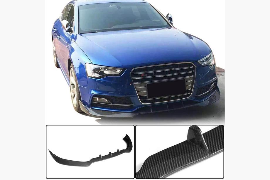 Audi A5 2007–2015 Lip spojler prednjega odbijača Lip V3 (za S-Line 2012-2015, karbon) Image