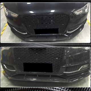 Lip spojler sprednjega odbijača Lip V4 (za S-Line 2012-2015, karbon) Audi A5 2007–2015 fotografija 3