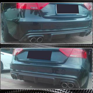 Difuzor zadnjega odbijača V3 (za S-Line 2012-2015, karbon) Audi A5 2007–2015 fotografija 3