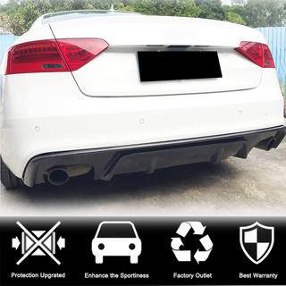 Difuzor zadnjega odbijača V2 (za S-Line 2012-2015, karbon) Audi A5 2007–2015 fotografija 2