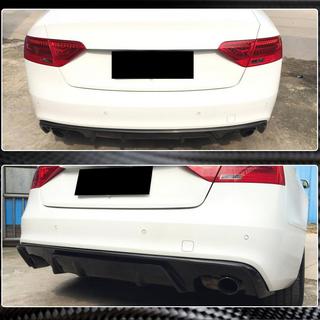 Difuzor zadnjega odbijača V2 (za S-Line 2012-2015, karbon) Audi A5 2007–2015 fotografija 3