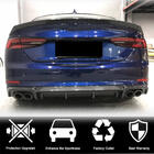 Audi A5 2016–2025 Difuzor zadnjega odbijača V2 (za S-Line 2016-2020, karbon) fotografija 4