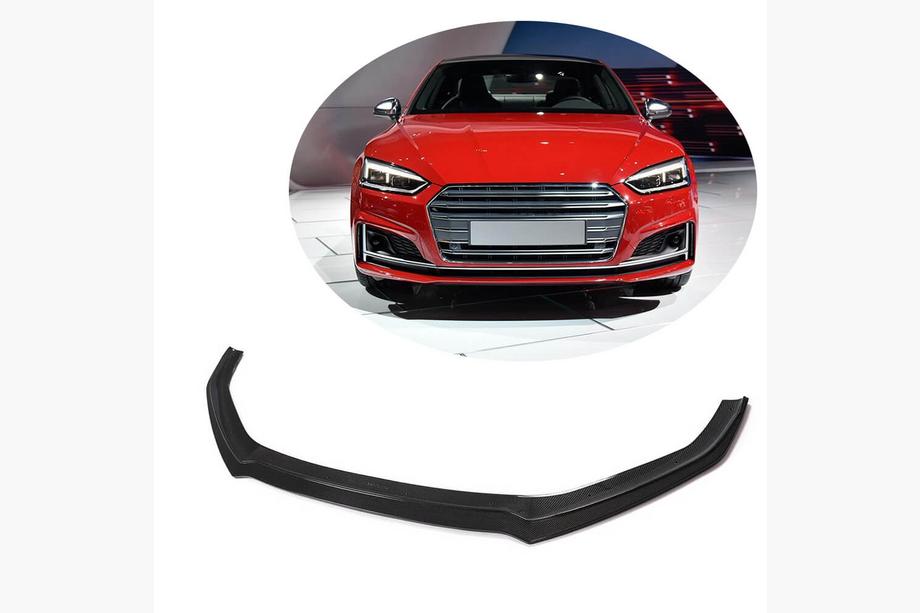Audi A5 2016–2025 Lip spojler sprednjega odbijača Lip V1 (za S-Line 2016-2020, karbon) Image