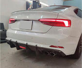 Audi A5 2016–2025 Difuzor zadnjega odbijača V1 (za S-Line 2016-2020, karbon) fotografija 2