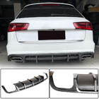 Audi A6 C7 2011–2017 Difuzor zadnjega odbijača (za S-Line Avant 2014-2018, Carbon) fotografija 1