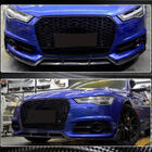 Audi A6 C7 2011–2017 Lip spojler sprednjega odbijača Carbon V1 (za S-Line 2014-2018) fotografija 4
