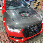 Audi A7 2010–2018 Pokrov motorja (S7, 2014-2018, Karbon) fotografija 1