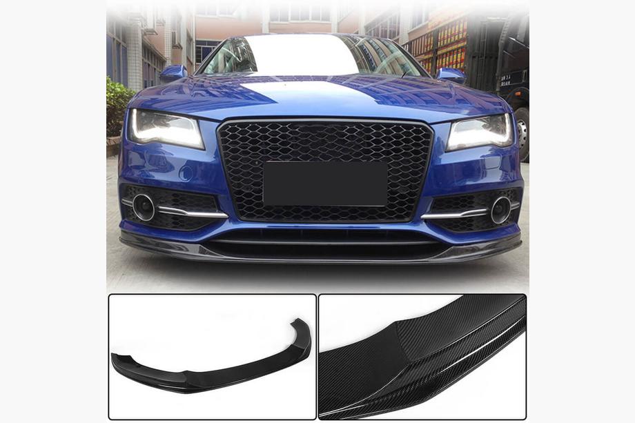 Audi A7 2010–2018 Lip spojler sprednjega odbijača Lip V2 (za S-Line 2010-2014, karbonska vlakna) Image