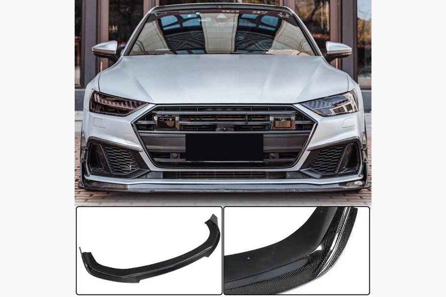Audi A7 2018– Lip spojler za sprednji odbijač Lip (za S-Line 2018-2022, karbon) Image