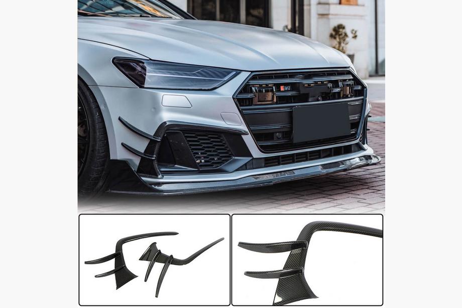 Audi A7 2018– Lip spojler sprednjega odbijača (za S-Line 2018-2022, karbon) Image