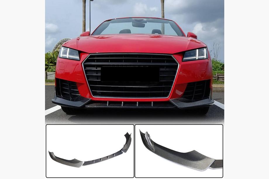 Audi TT 2014–2023 Lip spojler sprednjega odbijača Lip V2 (za Base, 2014-2019, Carbon) Image