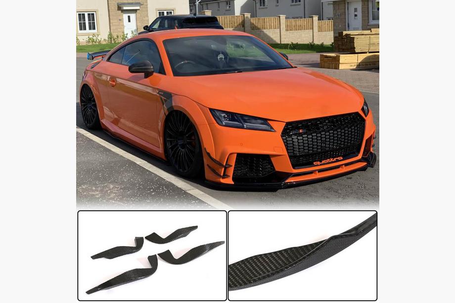 Audi TT 2014–2023 Stranski splitteri sprednjega odbijača (za RS, 2016-2019, karbon) Image